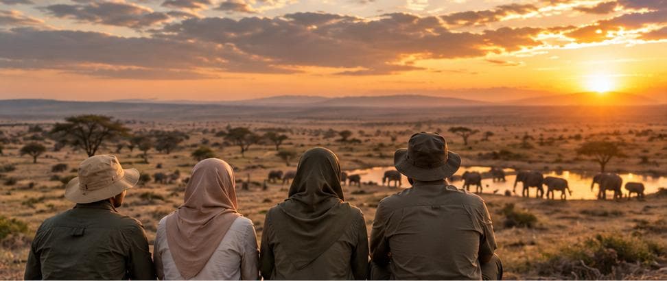 Halal-friendly safari meals