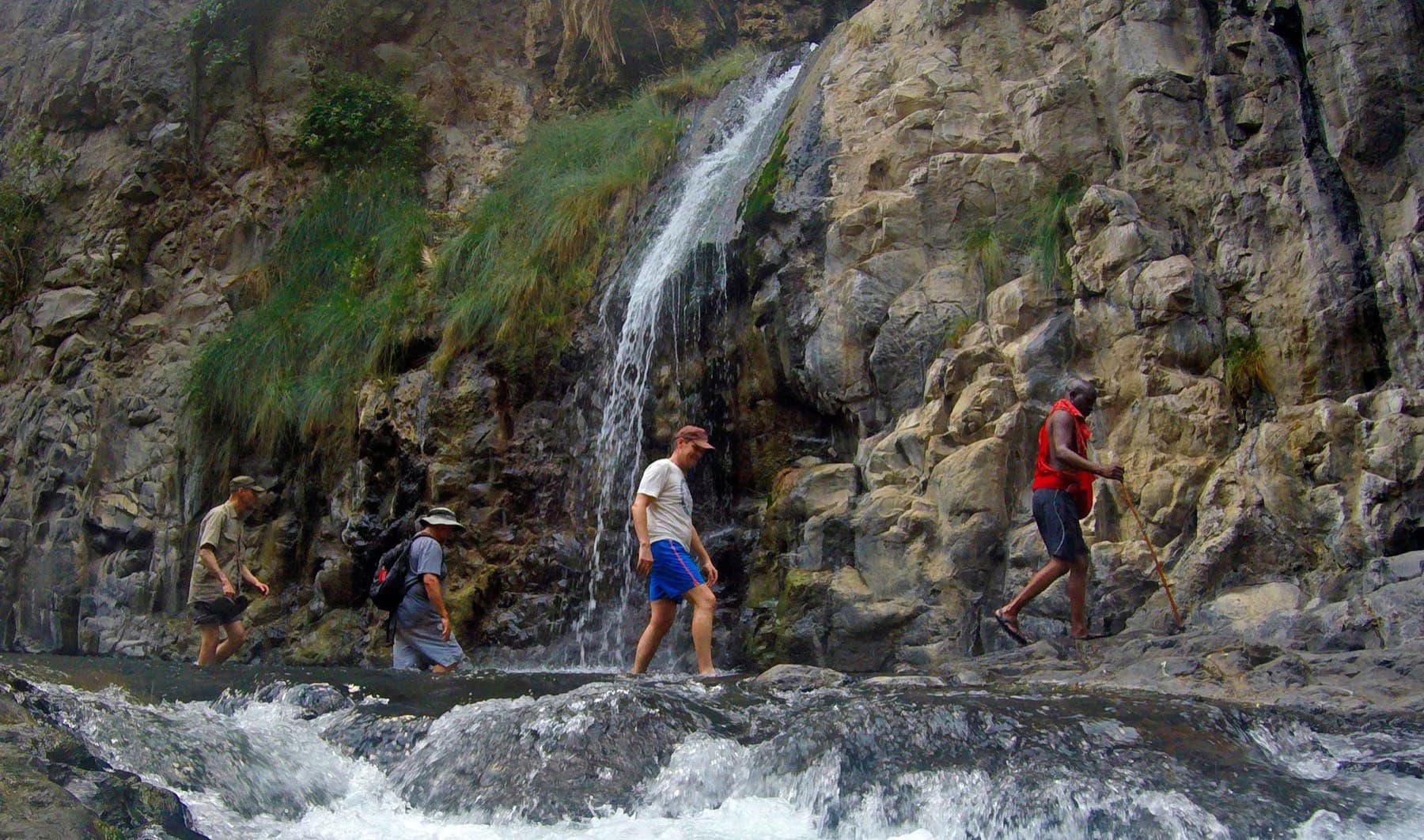 Waterfall near Lake Natron
