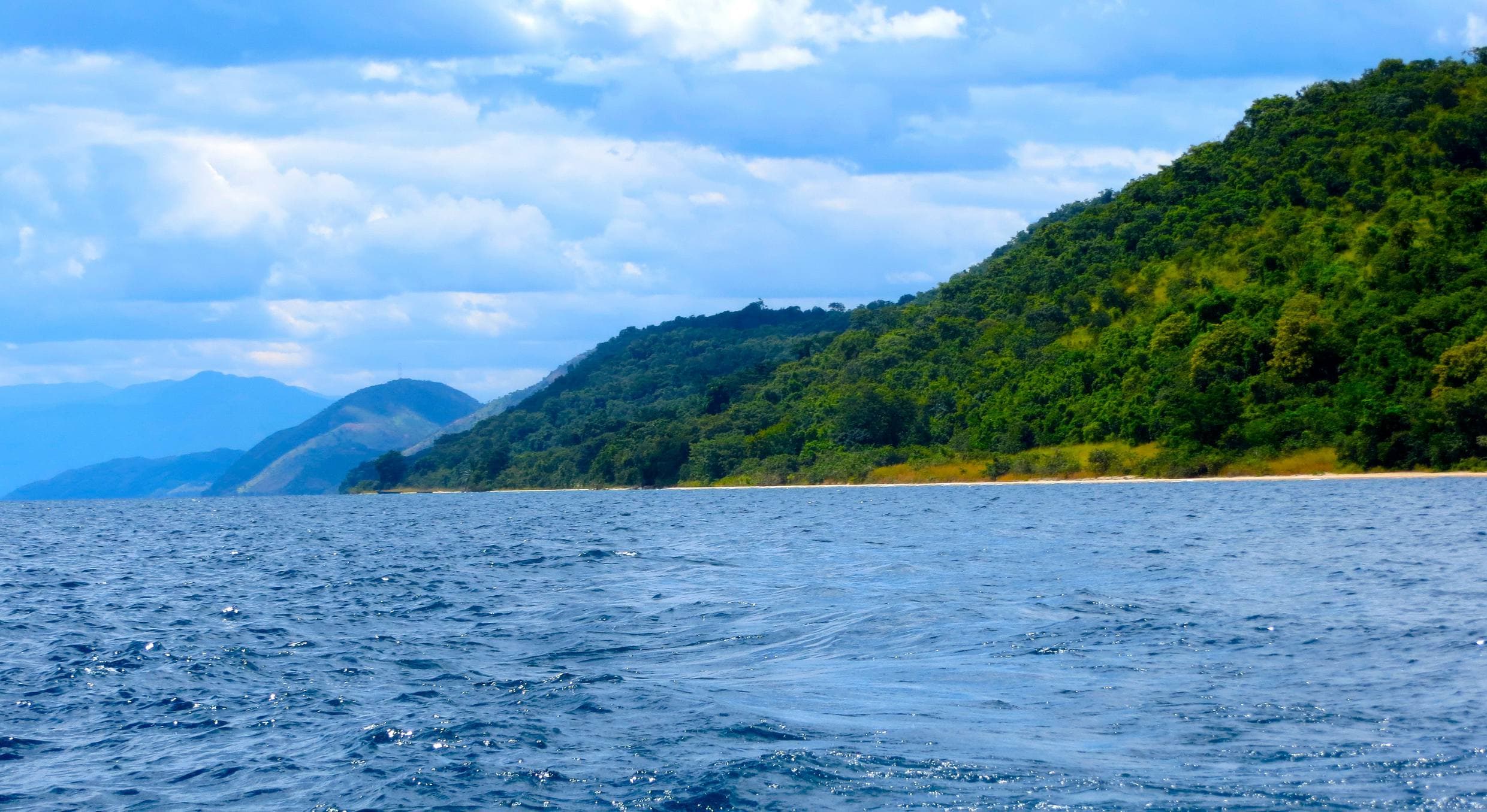 Boat on Lake Tanganyika at Gombe